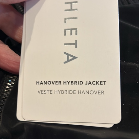NWT Athleta Hanover Hybrid Black Jacket Size XL - Picture 6 of 9